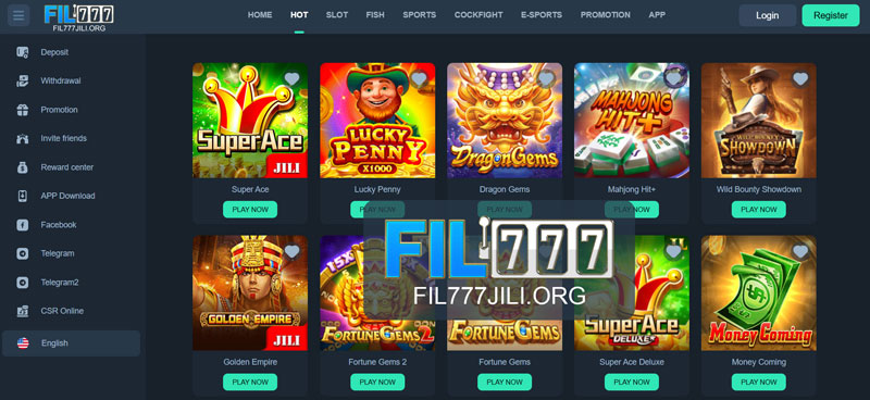 终极欢迎礼遇 Fil777 登录即可获得 100 美元免费奖金